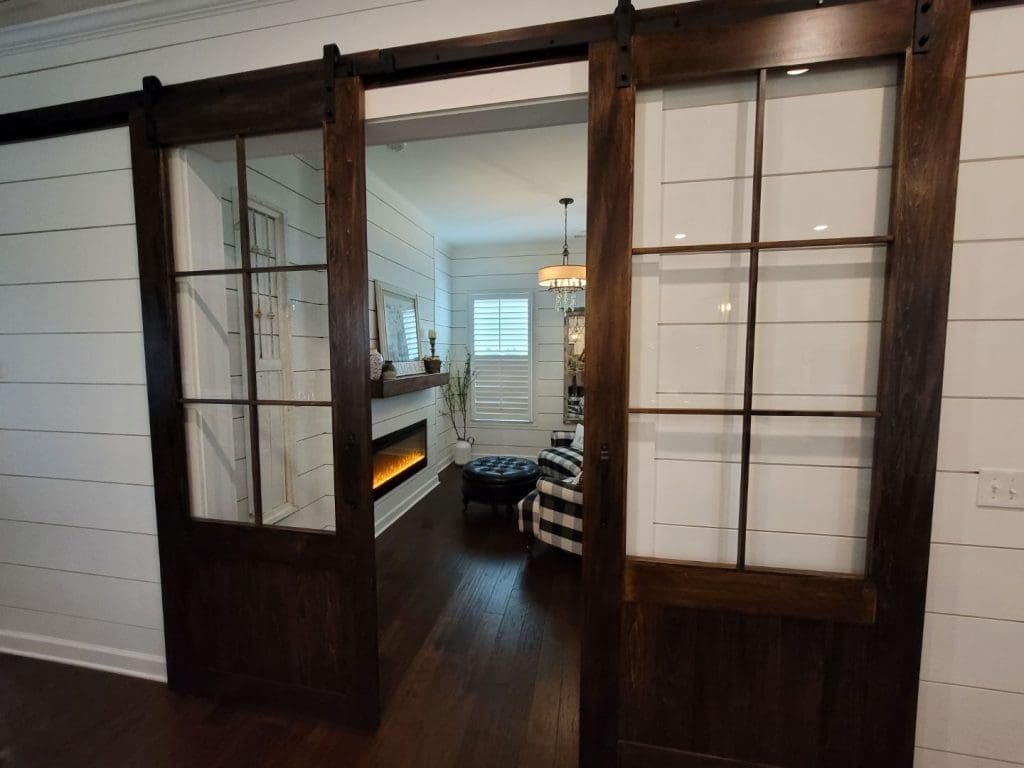 Glass Barn Doors in Gainesville. GA