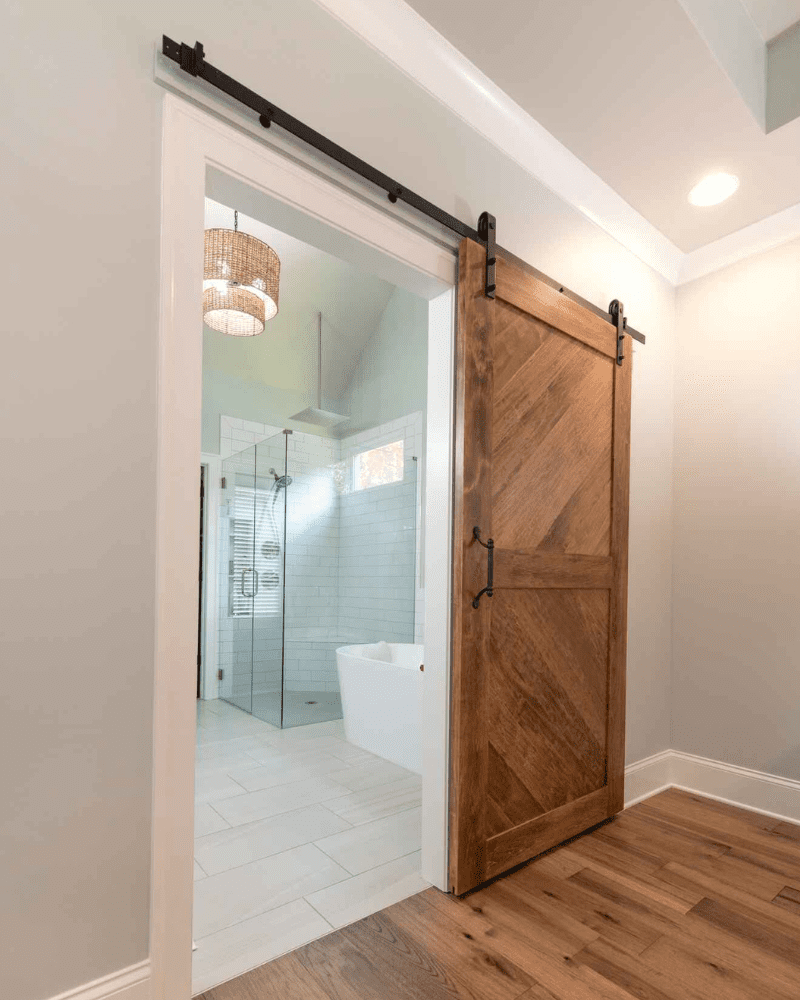 Custom Barn Door made with wood